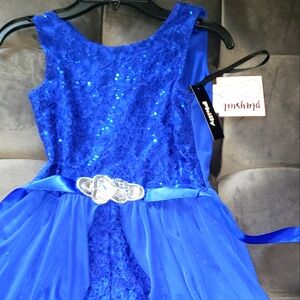 Little Girls Dress with shorts made into it.